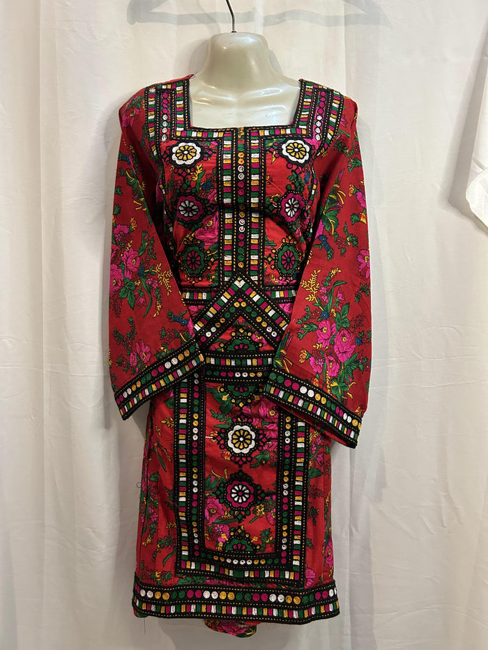 Stiched Sindhi Style Shirt