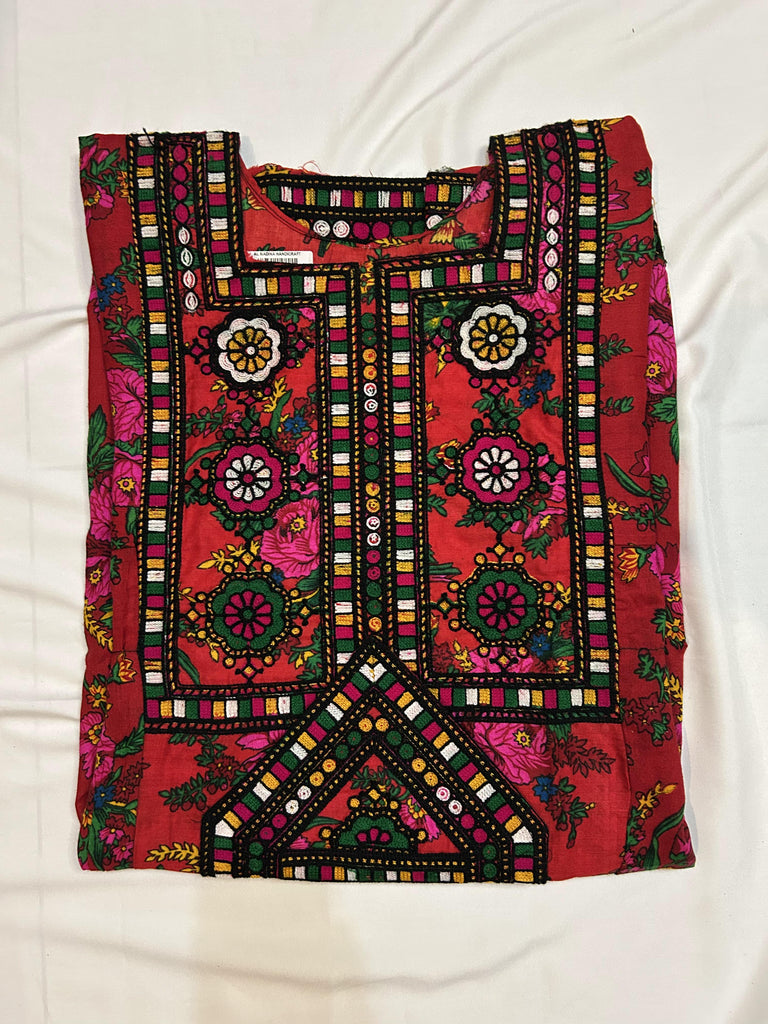 Stiched Sindhi Style Shirt